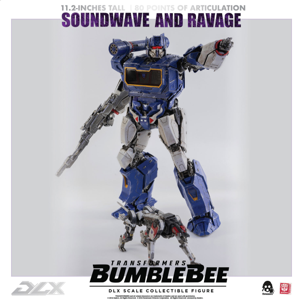 Three Zero Transformers: Bumblebee - DLX Soundwave and Ravage