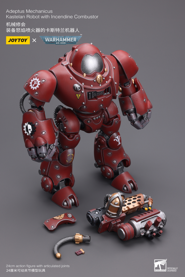 Joy Toy Adeptus Mechanicus Kastelan Robot with Incendine Combustor