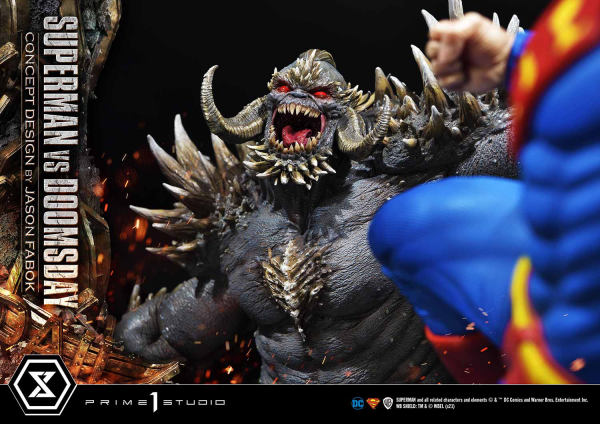 Prime 1 Studio Ultimate Museum Masterline Superman (Comics) Superman VS Doomsday (Concept By Jason Fabok) Deluxe Version(4580708034164)(4580708034164)