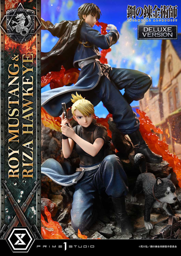 Prime 1 Studio Concept Masterline Fullmetal Alchemist Roy Mustang & Riza Hawkeye DX Bonus Version | 4580708049595