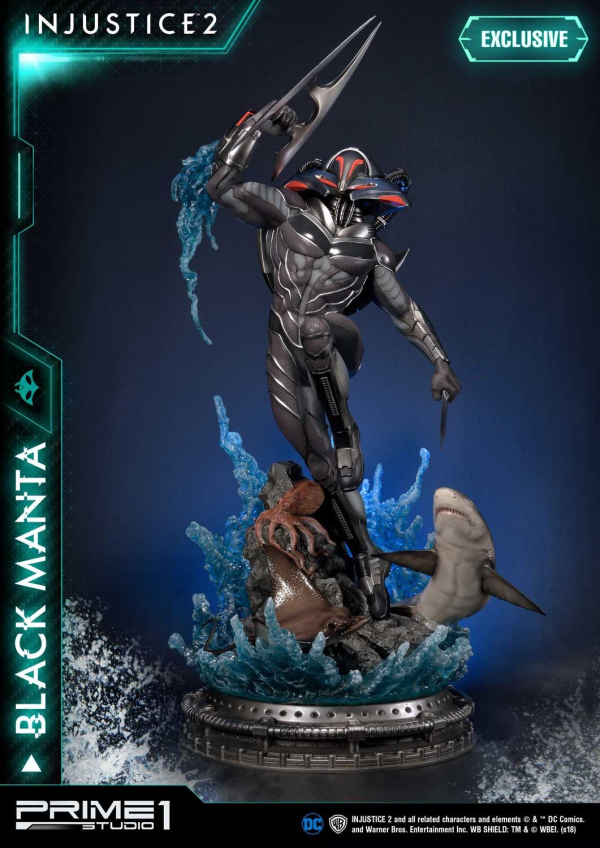 Prime 1 Studio Premium Masterline Injustice 2 Black Manta EX Version(4562471907180)(4562471907180)