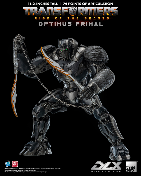 Three Zero Transformers: Rise of the Beasts - DLX Optimus Primal