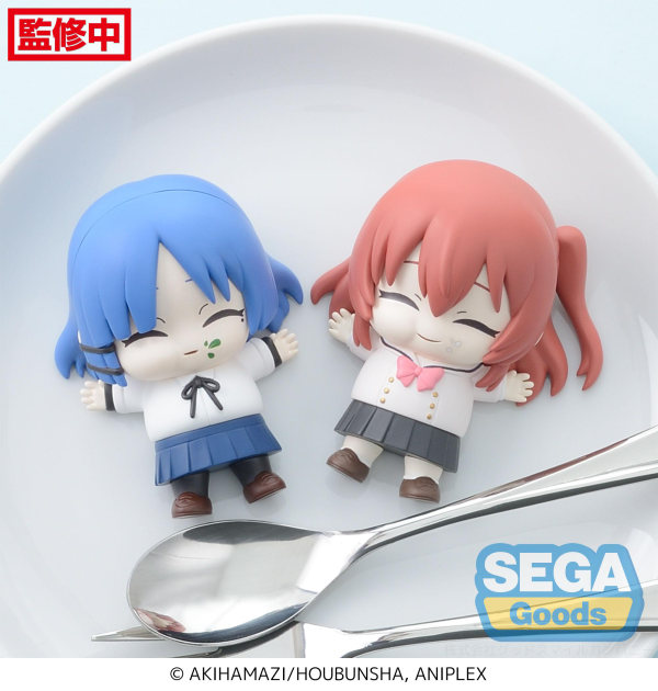 SEGA Full and Happy Mascot Anime "BOCCHI THE ROCK" Mini Figure Vol.2 (EX) (Pack of 1 Ryo, 1 Ikuyo) | 4582733421834