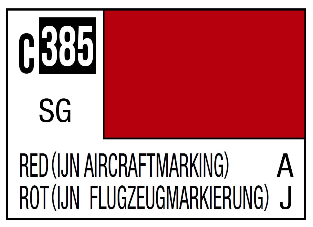 Mr Hobby C385 Red (IJN Aircraft Marking) [Imperial Japanese navy referance mark]