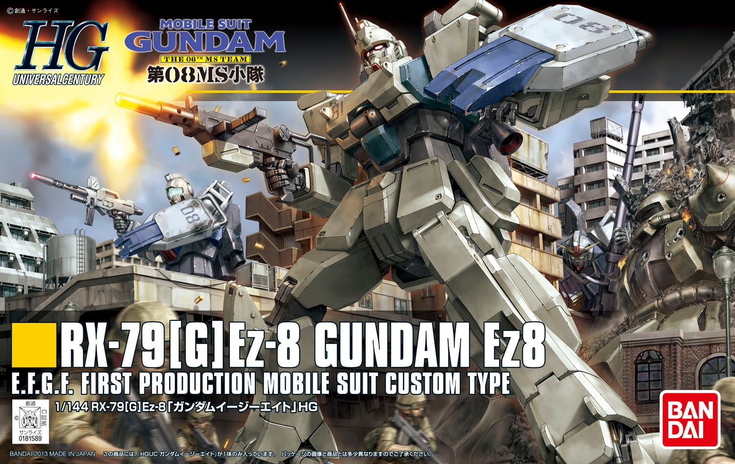 BANDAI Hobby HGUC 1/144 #155 Gundam Ez8