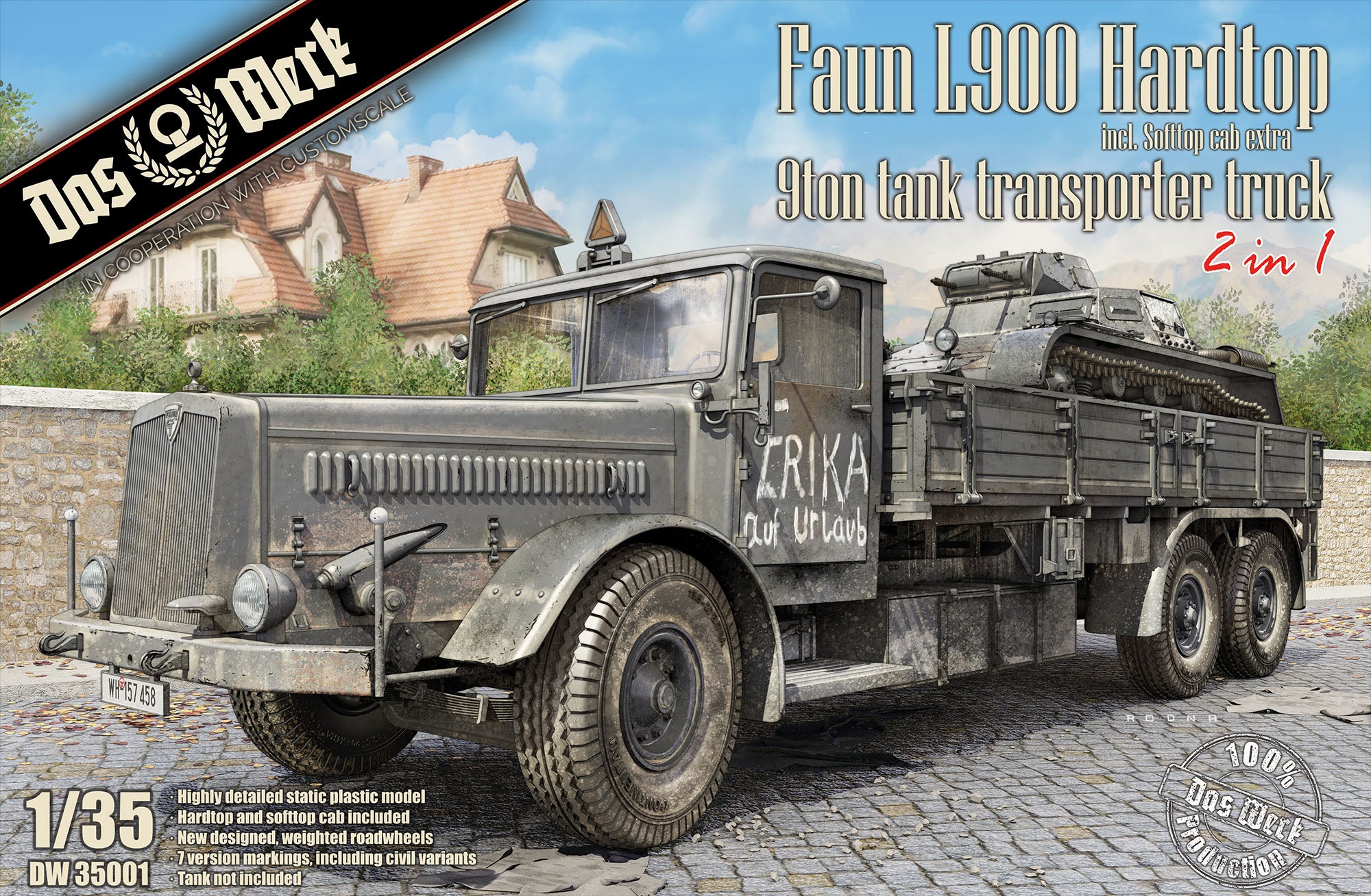 Das Werk 1/35 Faun L900 Hardtop