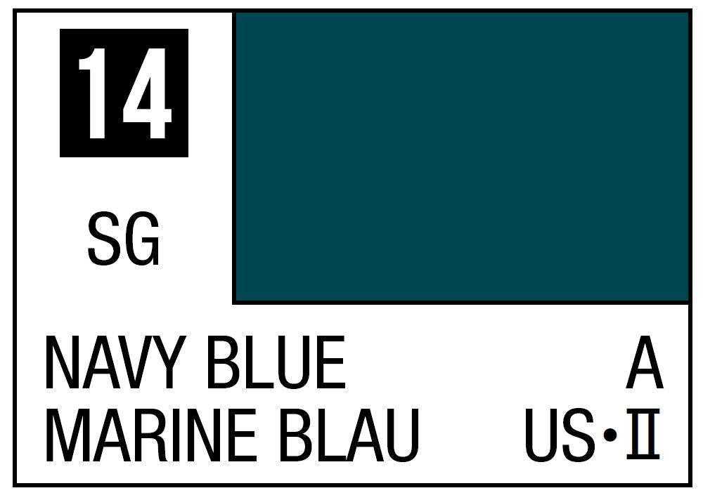 Mr Hobby Mr. Color 14 - Navi Blue (Semi-Gloss/Aircraft)