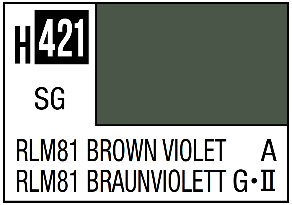 Mr Hobby H421 RLM81 Brown Violet [German luftwaffe airclaf]