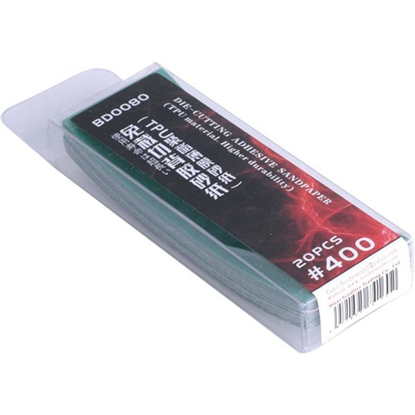 Border Model Die-cutting adhesive sandpaper 20PCS 400#