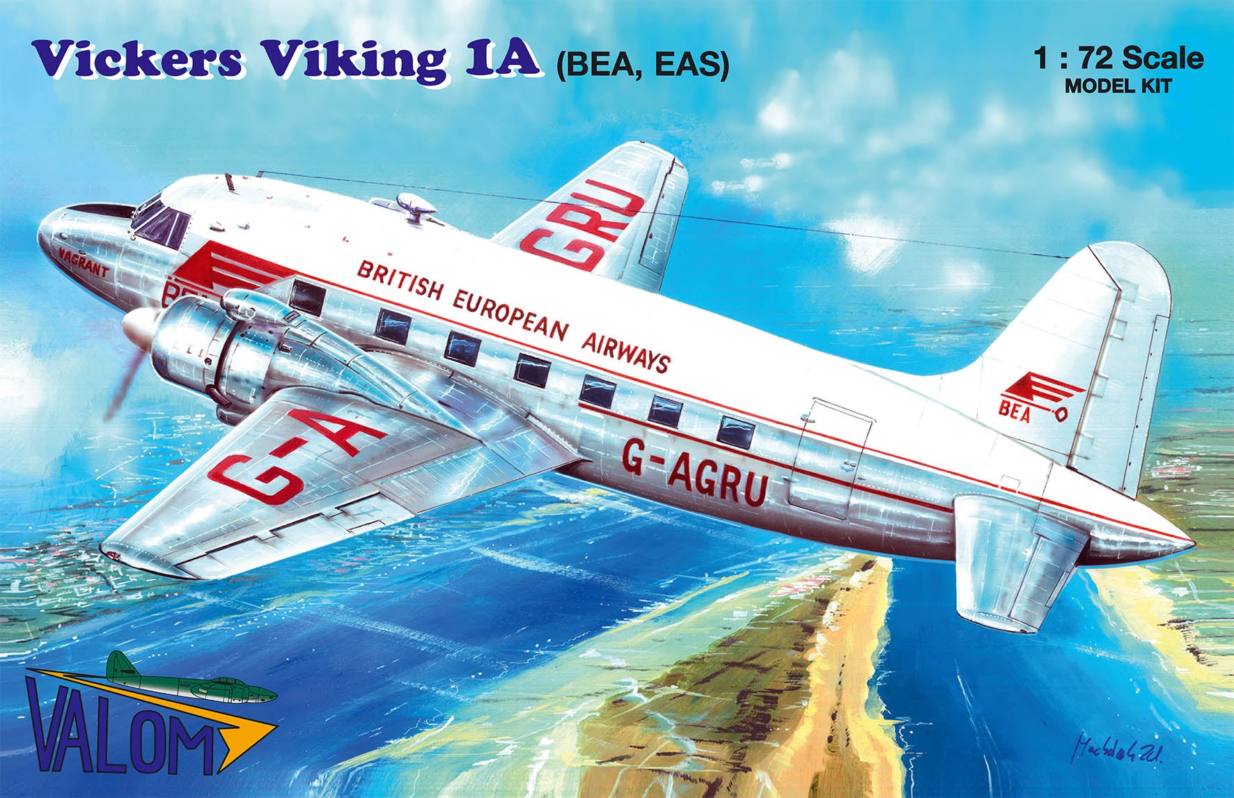 Valom 1/72 Vickers Viking 1A (BEA, EAS)