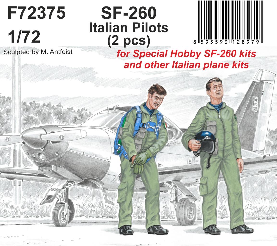 CMK 1/72 SF-260 Italian Pilots