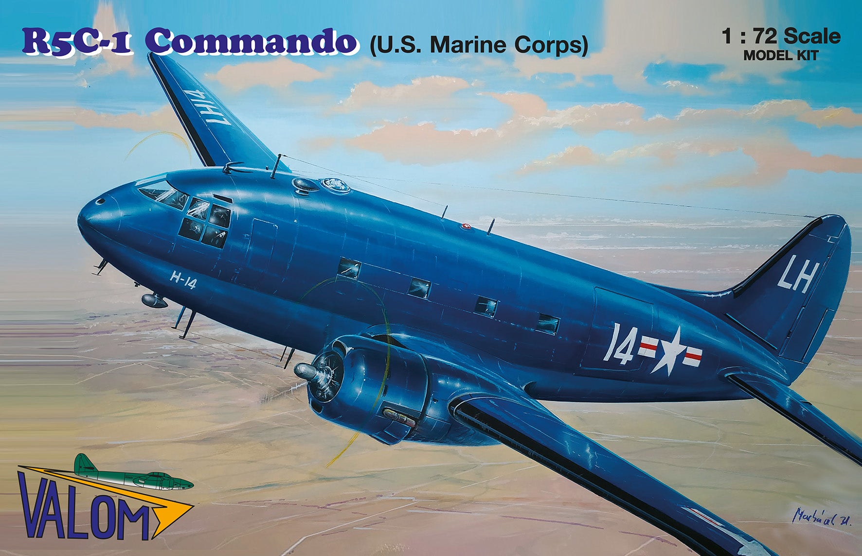 Valom 1/72 Curtiss R5C-1 Commando (U.S. Marine Corps)