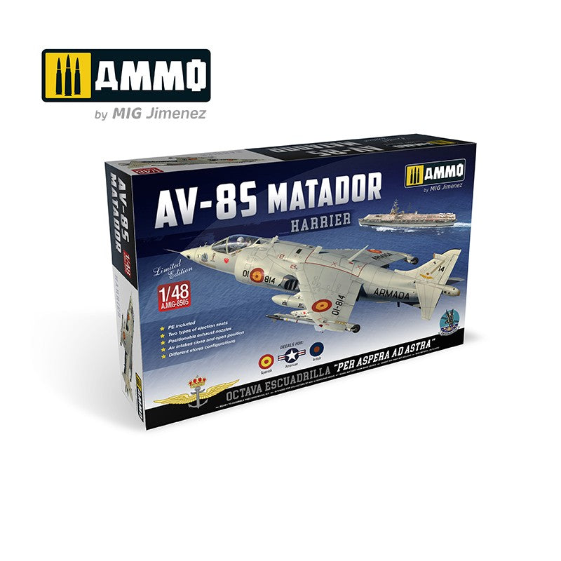 Ammo Mig 1/48 Scale Harrier Av-8S Matador