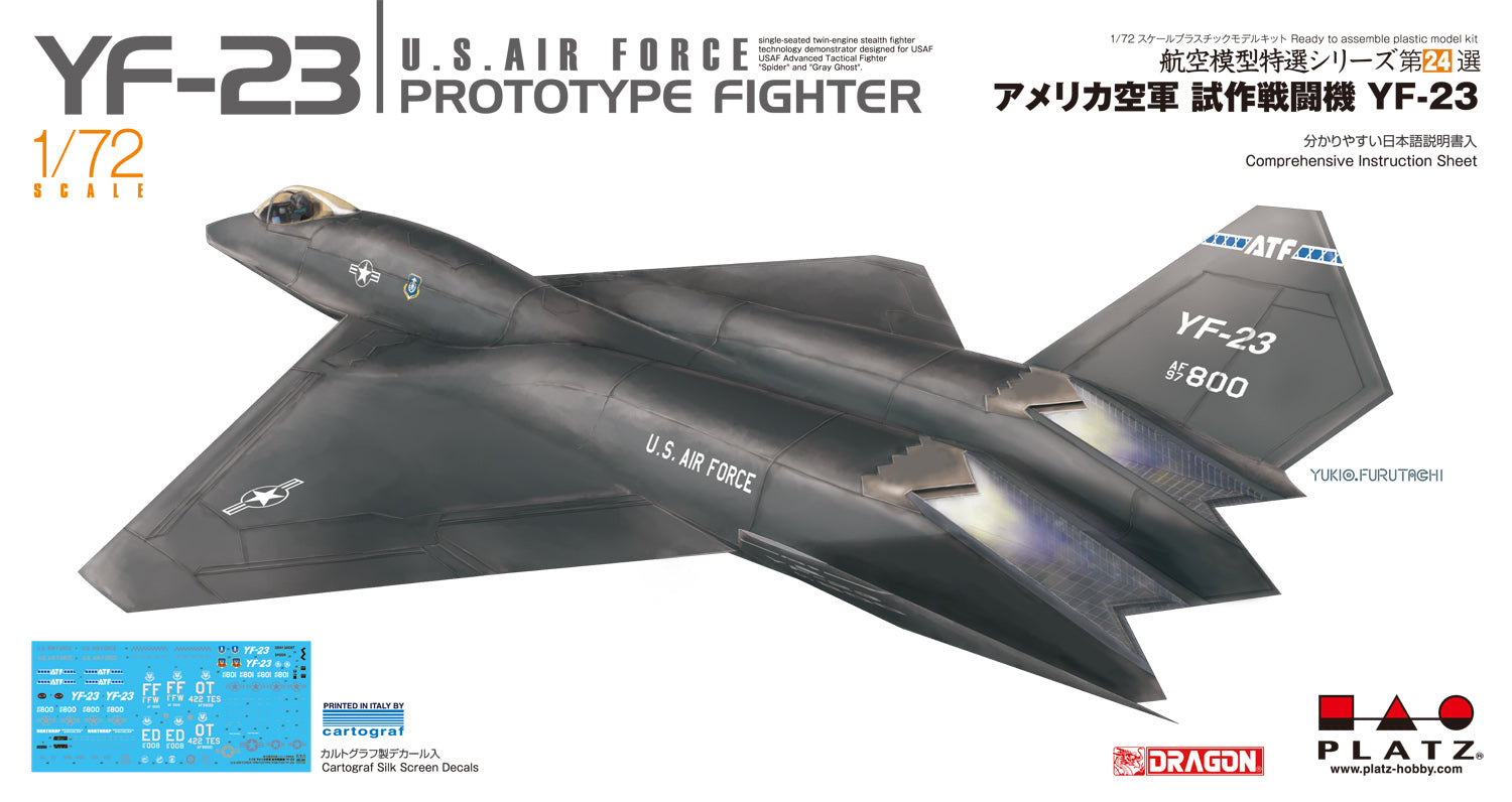 Platz 1/72 U.S.A.F. Prototype Fighter YF-23