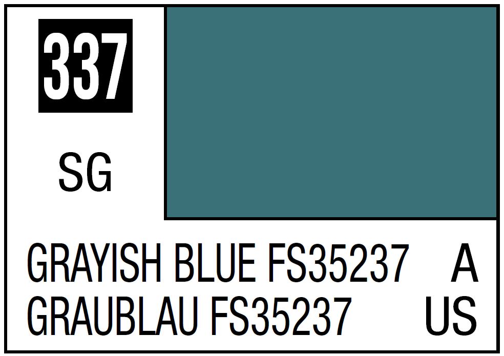 Mr Hobby Mr. Color 337 - Grayish Blue FS35237 (Semi-Gloss/Aircraft)