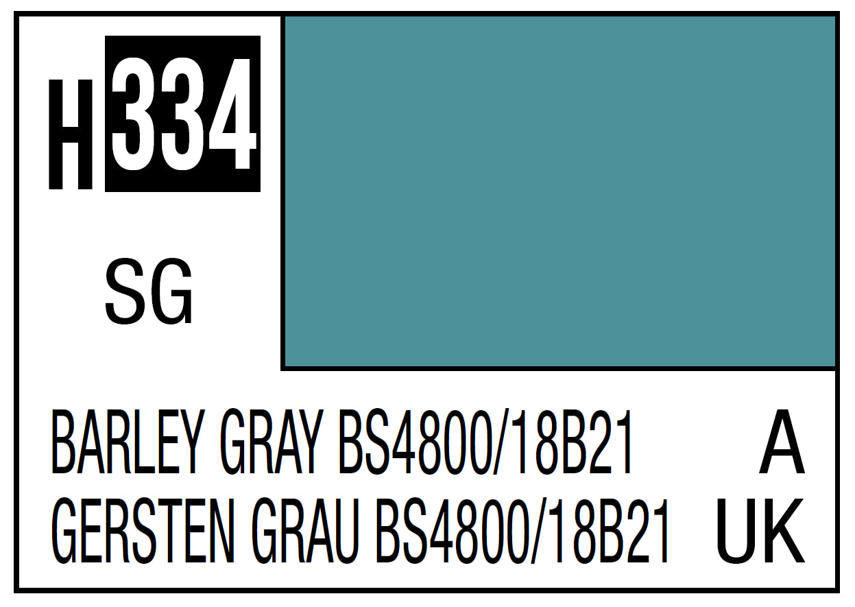 Mr Hobby Mr. Color 334 - Barley Gray BS4800/18B21 (Semi-Gloss/Aircraft)