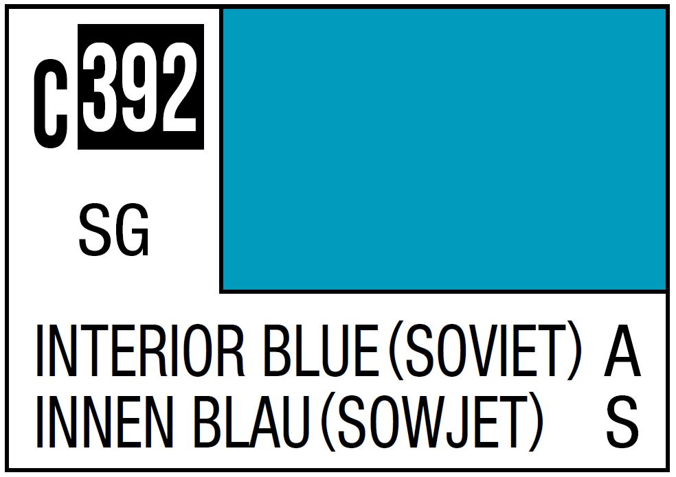 Mr Hobby C392 Interior Blue (Soviet) [Soviet aircraft cockpit]