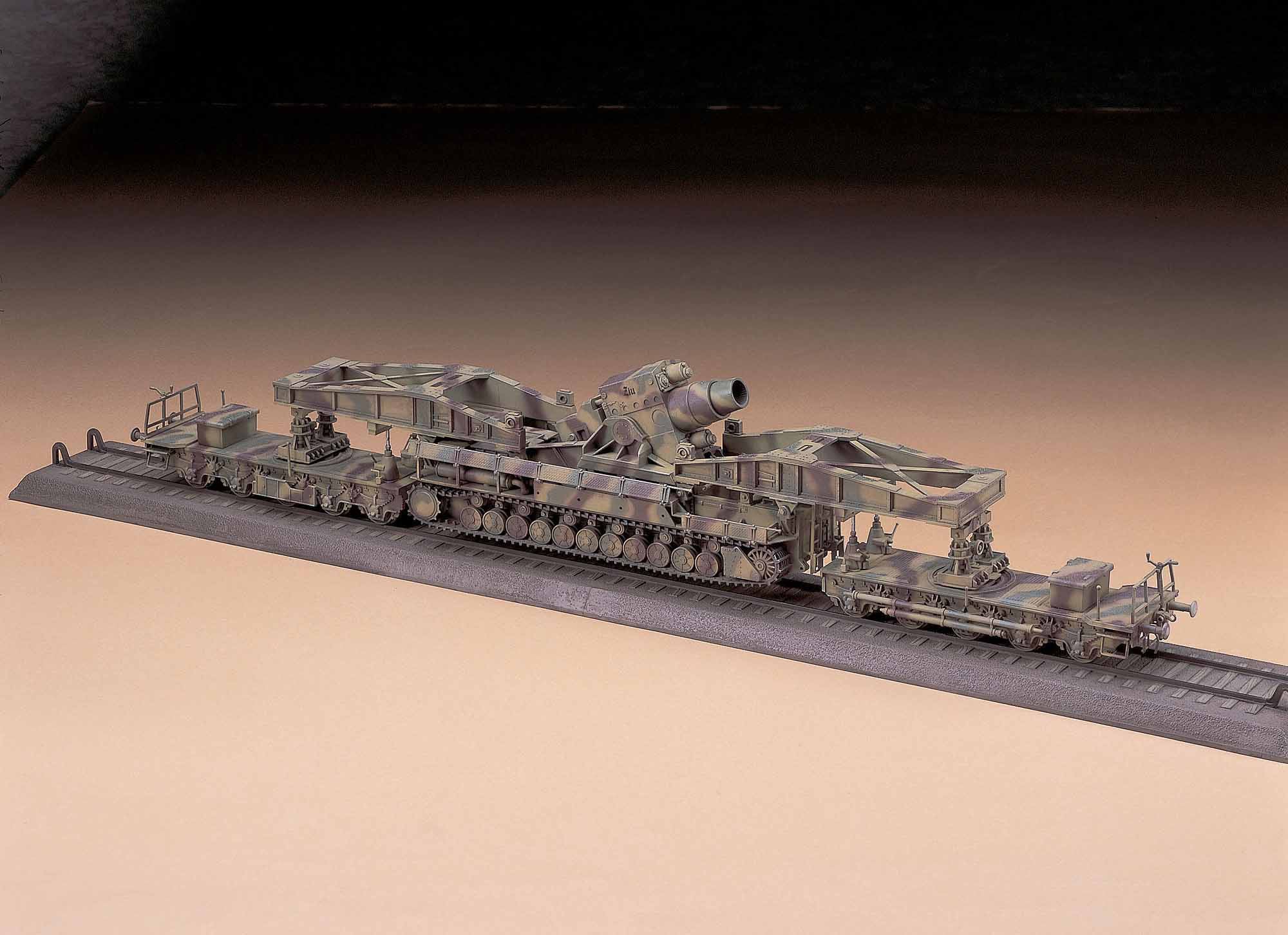 Hasegawa [MT57] 1:72 60cm MӦRSER KARL 040 PRODUCTION TYPE w/RAILWAY CARRIER(4967834312579)