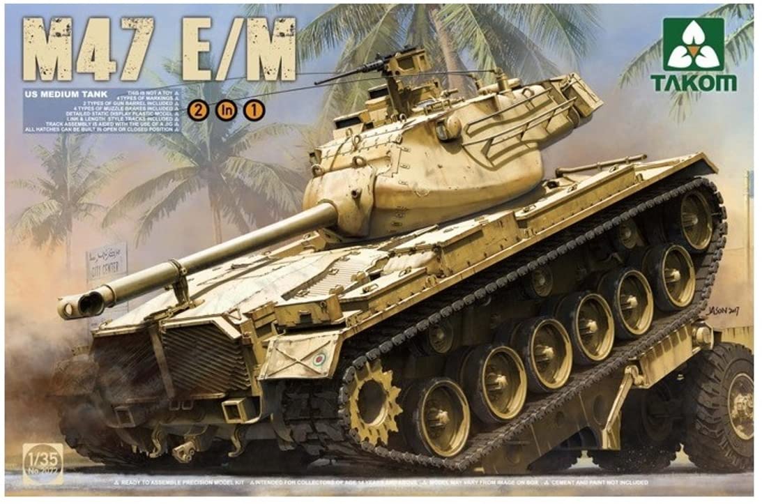 Takom 1/35 US Medium Tank M47 E/M 2in1