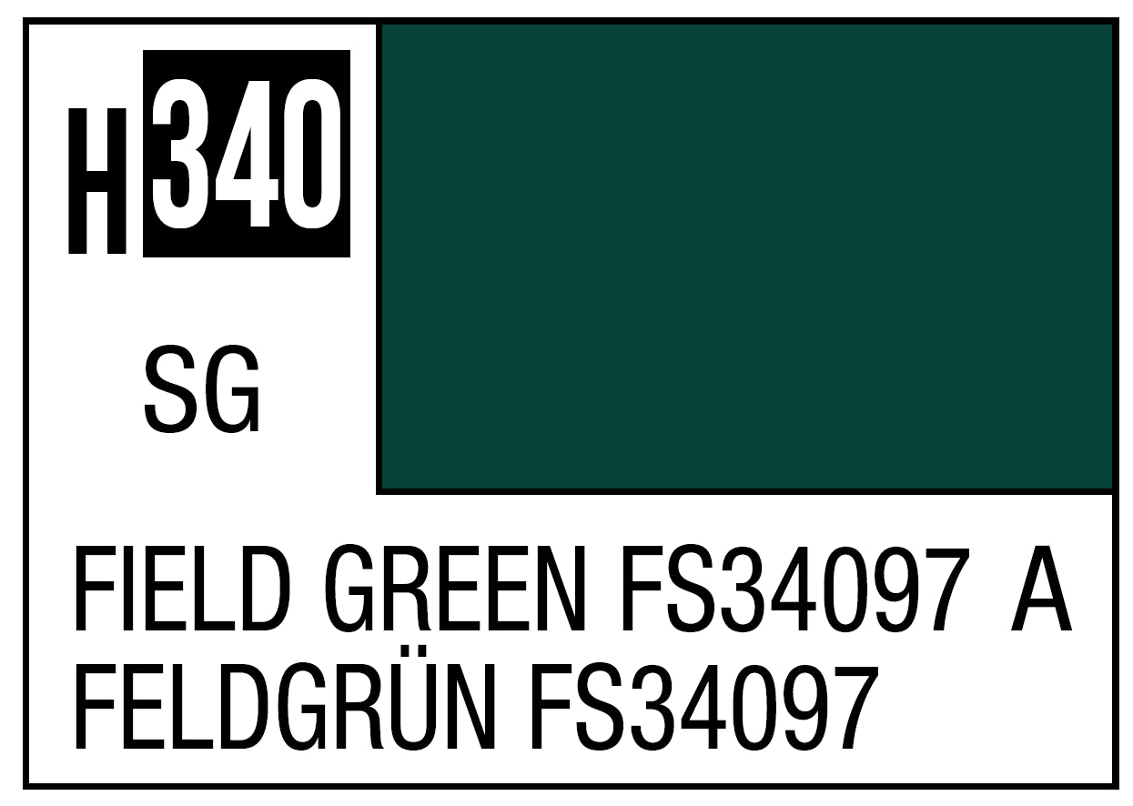 Mr Hobby Mr. Color 340 Field Green FS34097 (Semi-Gloss/Aircraft)