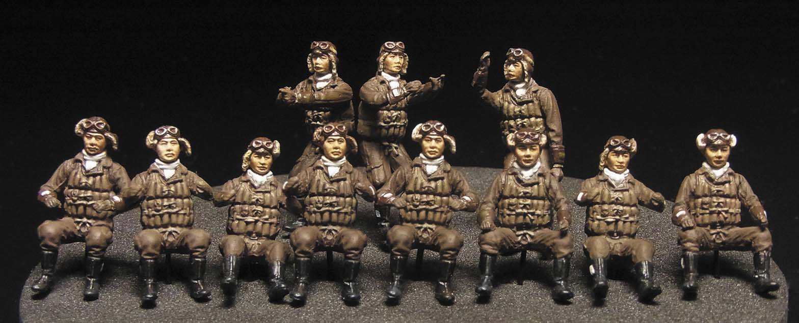 Hasegawa [X72-16] 1:72 JAPANESE NAVY AIRMEN SET