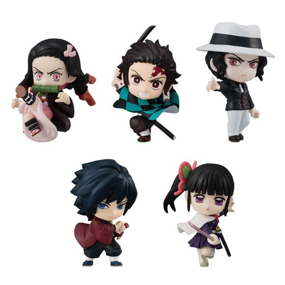 Bandai Shokugan Adverge Motion 3 (SET) Demon Slayer: Kimetsu no Yaiba (5/Box)