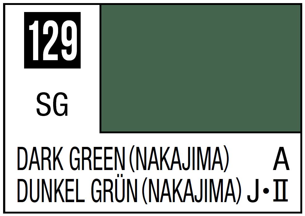 Mr Hobby Mr. Color 129 - Dark Green (Nakajima) (Semi-Gloss/Aircraft)