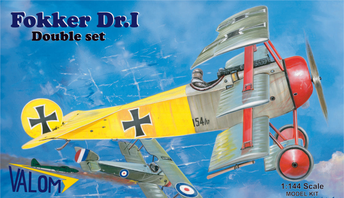 Valom 1/144 Fokker Dr.I (Double Set)