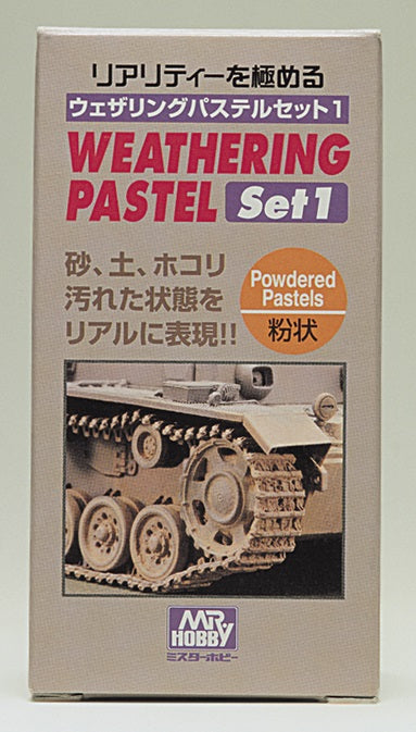 Mr Hobby Weathering Pastel Color Set 1