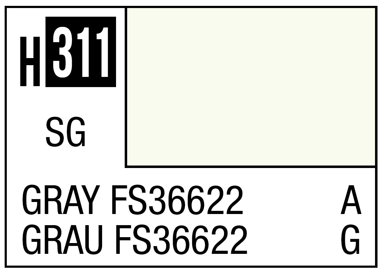 Mr Hobby Mr. Color 311 - Gray FS36622 (Semi-Gloss/Aircraft)