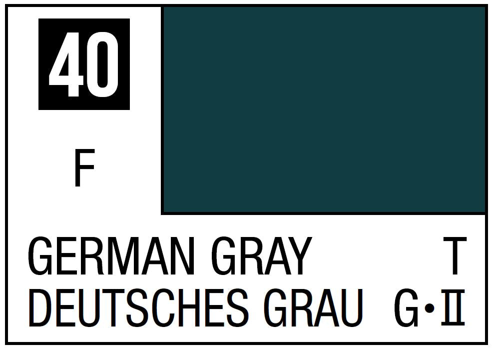 Mr Hobby Mr. Color 40 - German Gray (Flat/Tank)