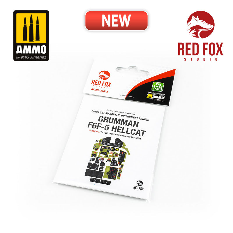 Red Fox Studio 1/24 Grumman F6F-5 Hellcat (for Airfix kit)