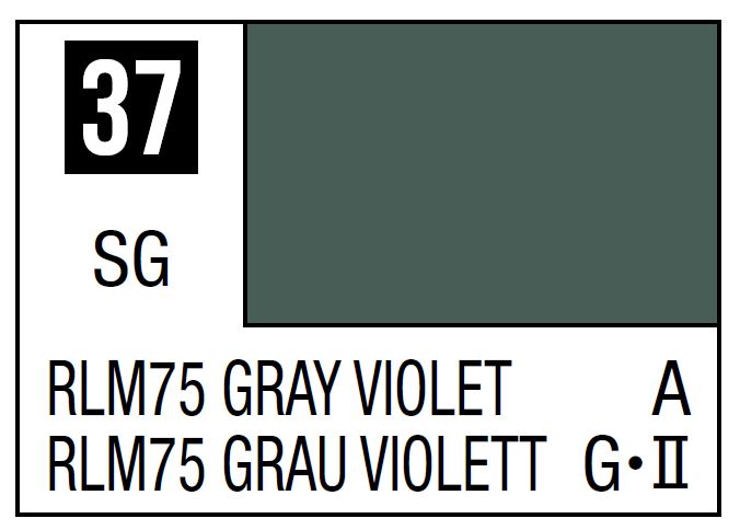 Mr Hobby Mr. Color 37 - RLM75 Gray Violet (Semi-Gloss/Aircraft)