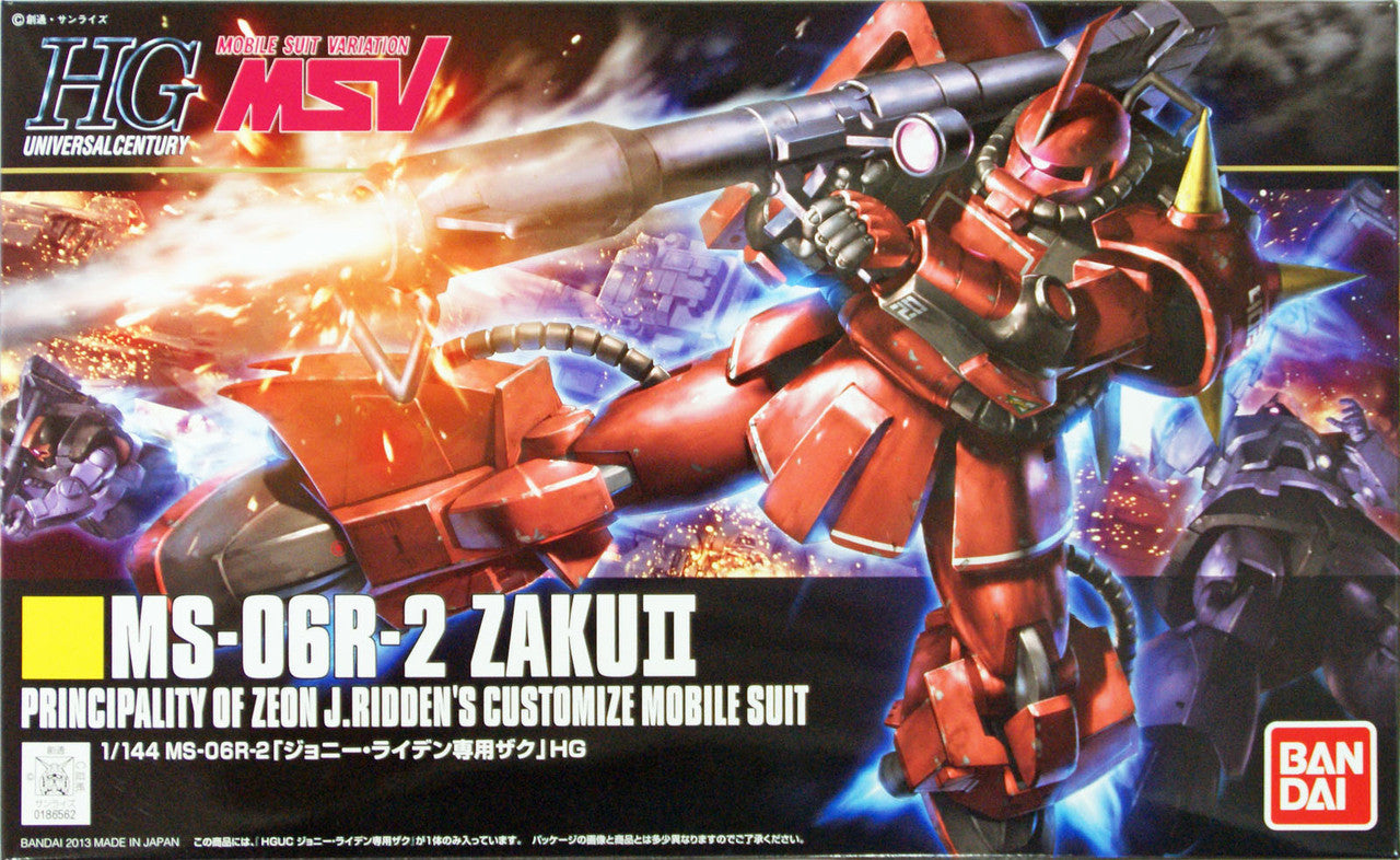 BANDAI Hobby HGUC 1/144 #166 MS-06R-2 Zaku Johnny Ridden Custom