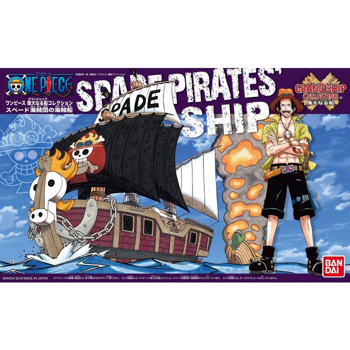 BANDAI Hobby One Piece - Grand Ship Collection - Spade Pirates Ship