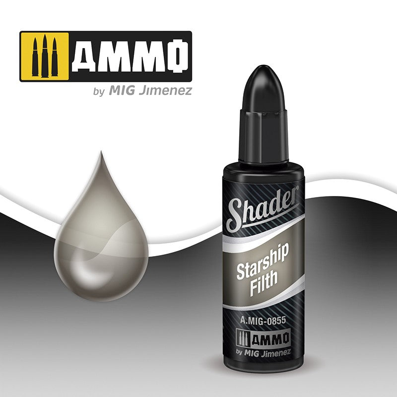 Ammo Mig Acrylic Shader 10ml - Starship Filth Shader