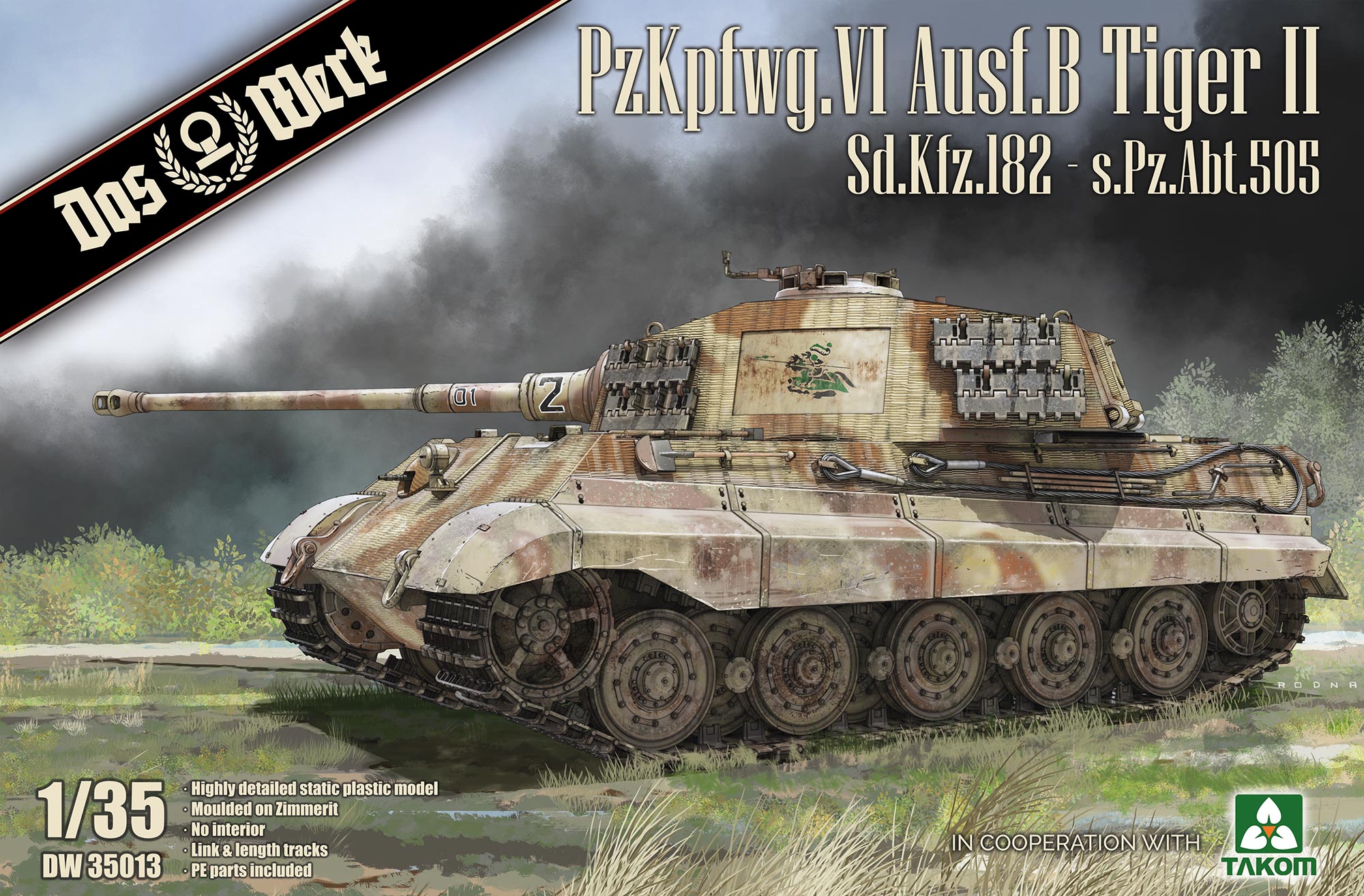 Das Werk 1/35 PzKpfwg.VI Ausf.B Tiger II Sd.Kfz.182