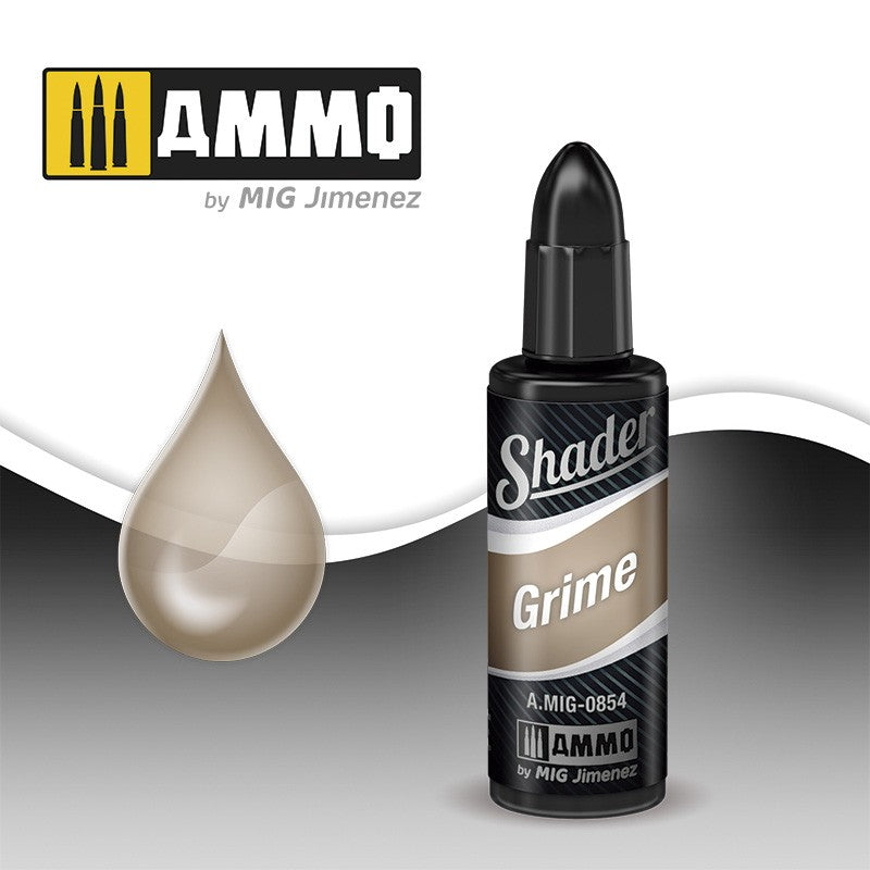 Ammo Mig Acrylic Shader 10ml - Grime Shader