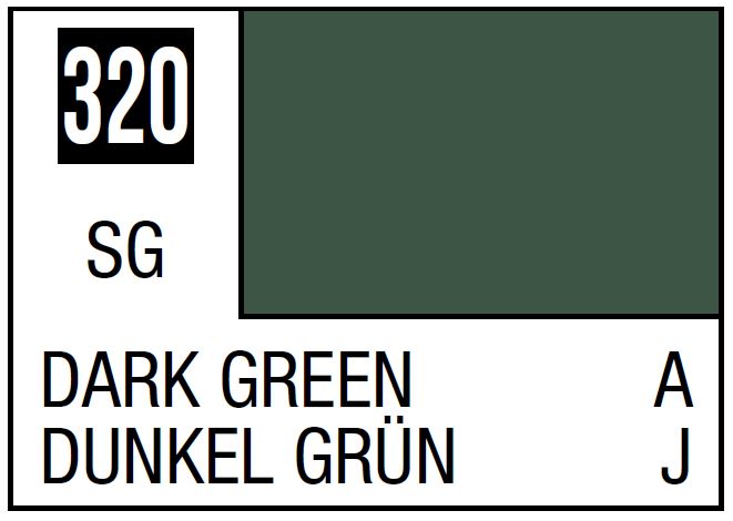 Mr Hobby Mr. Color 320 - Dark Green (Semi-Gloss/Aircraft)