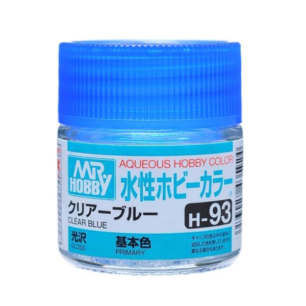 Mr Hobby AQUEOUS HOBBY COLOR - H93 GLOSS CLEAR BLUE (PRIMARY)