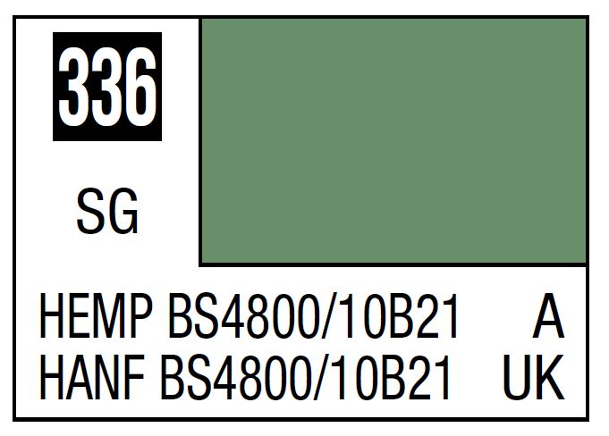 Mr Hobby Mr. Color 336 - Hemp BS4800/10B21 (Semi-Gloss/Aircraft)