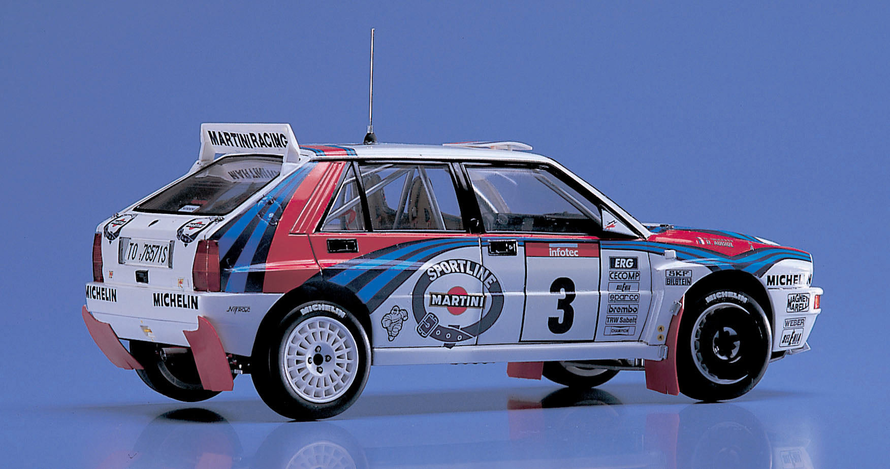 Hasegawa [CR15] 1:24 LANCIA SUPER DELTA ('92 WRC MAKES CHAMPION)