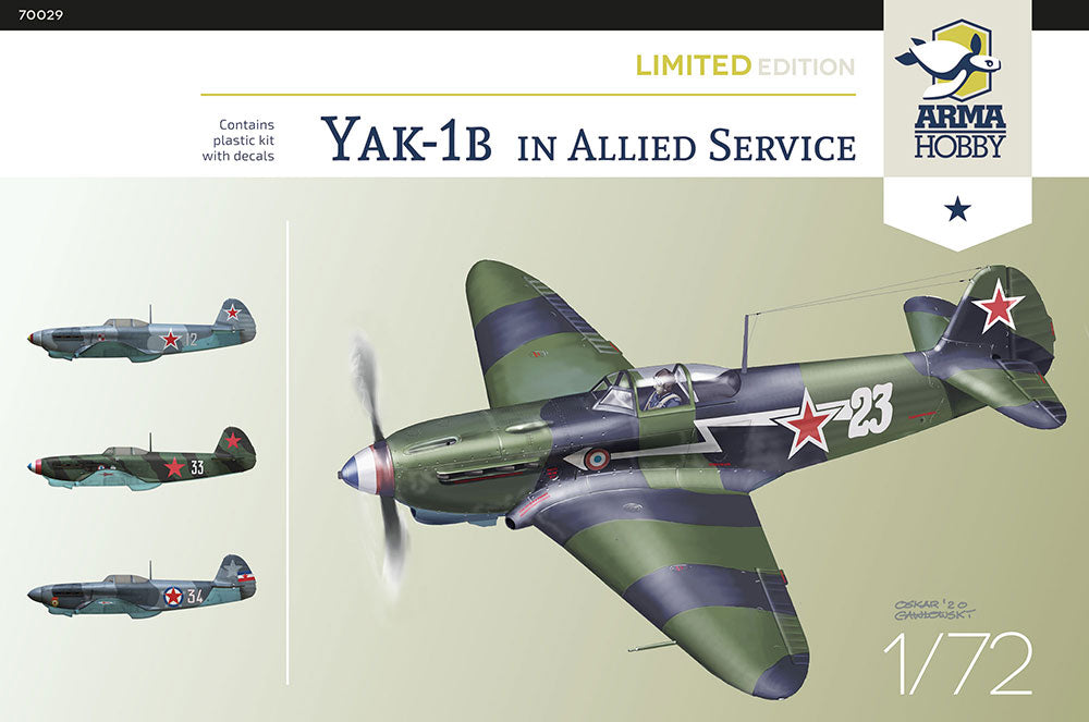 Arma Hobby 1/72 Yak-1b Allied Fighter Limited Edition