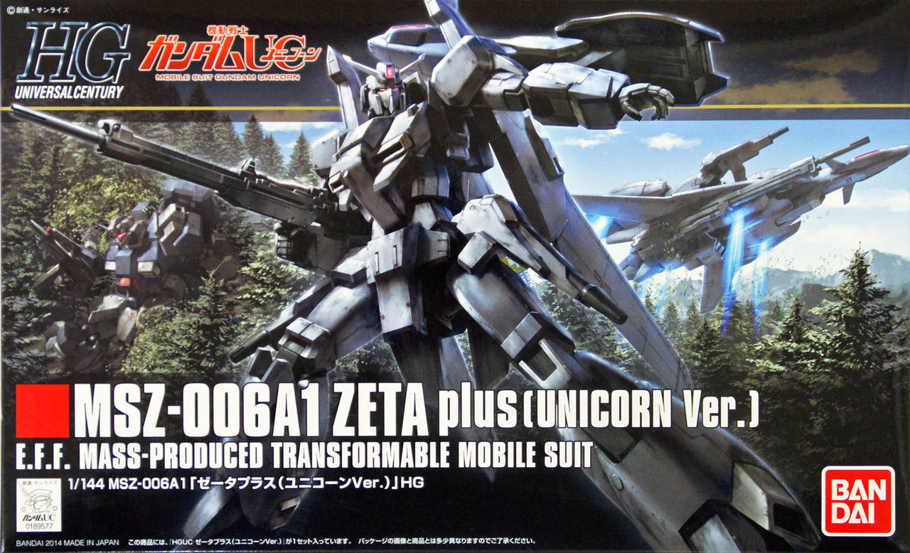 BANDAI Hobby HGUC 1/144 Zeta Plus (UC Ver)