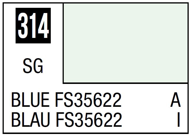 Mr Hobby Mr. Color 314 Blue FS35622 (Semi-Gloss/Aircraft)