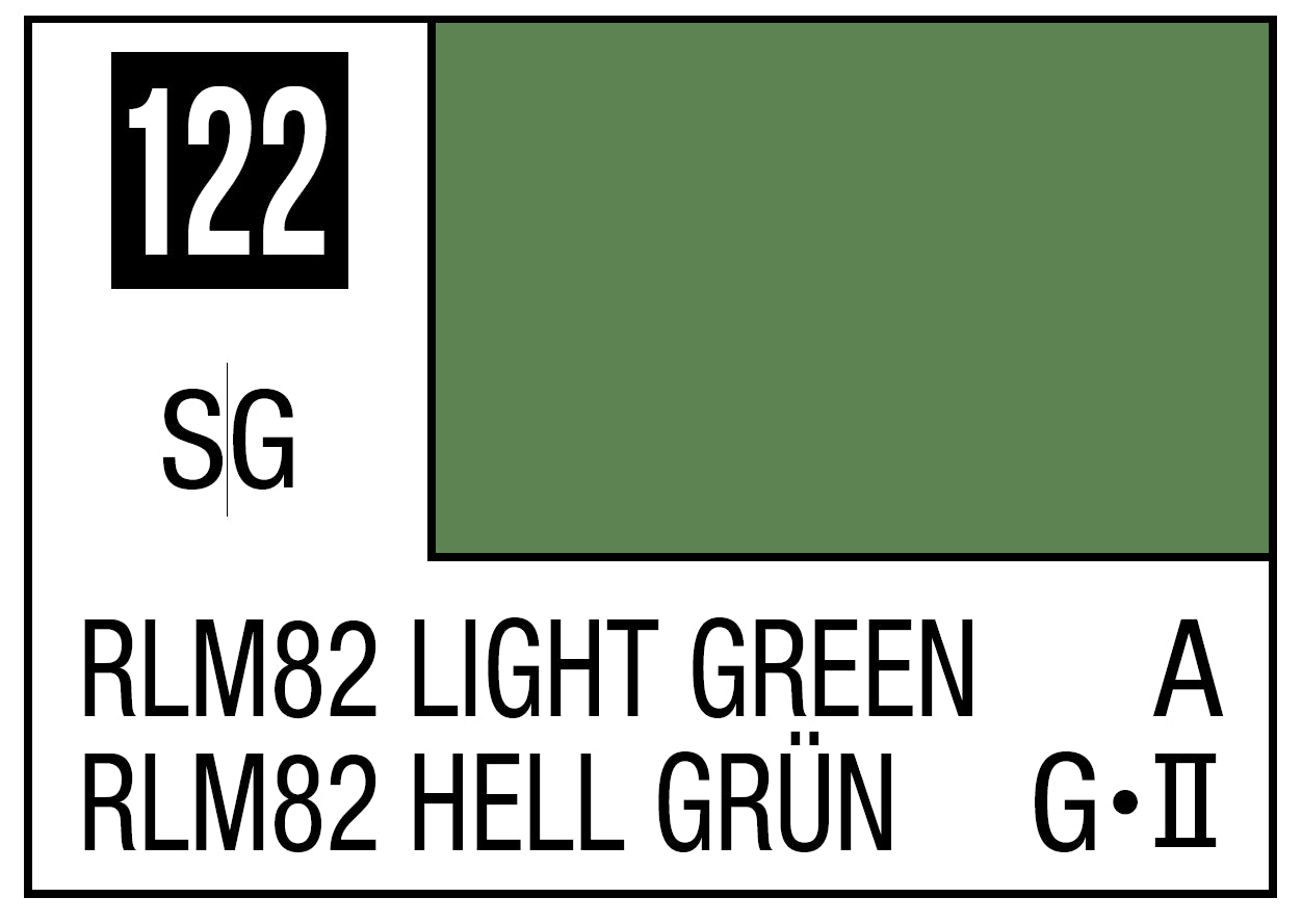 Mr Hobby Mr. Color 122 - RLM82 Light Green (Semi-Gloss/Aircraft)