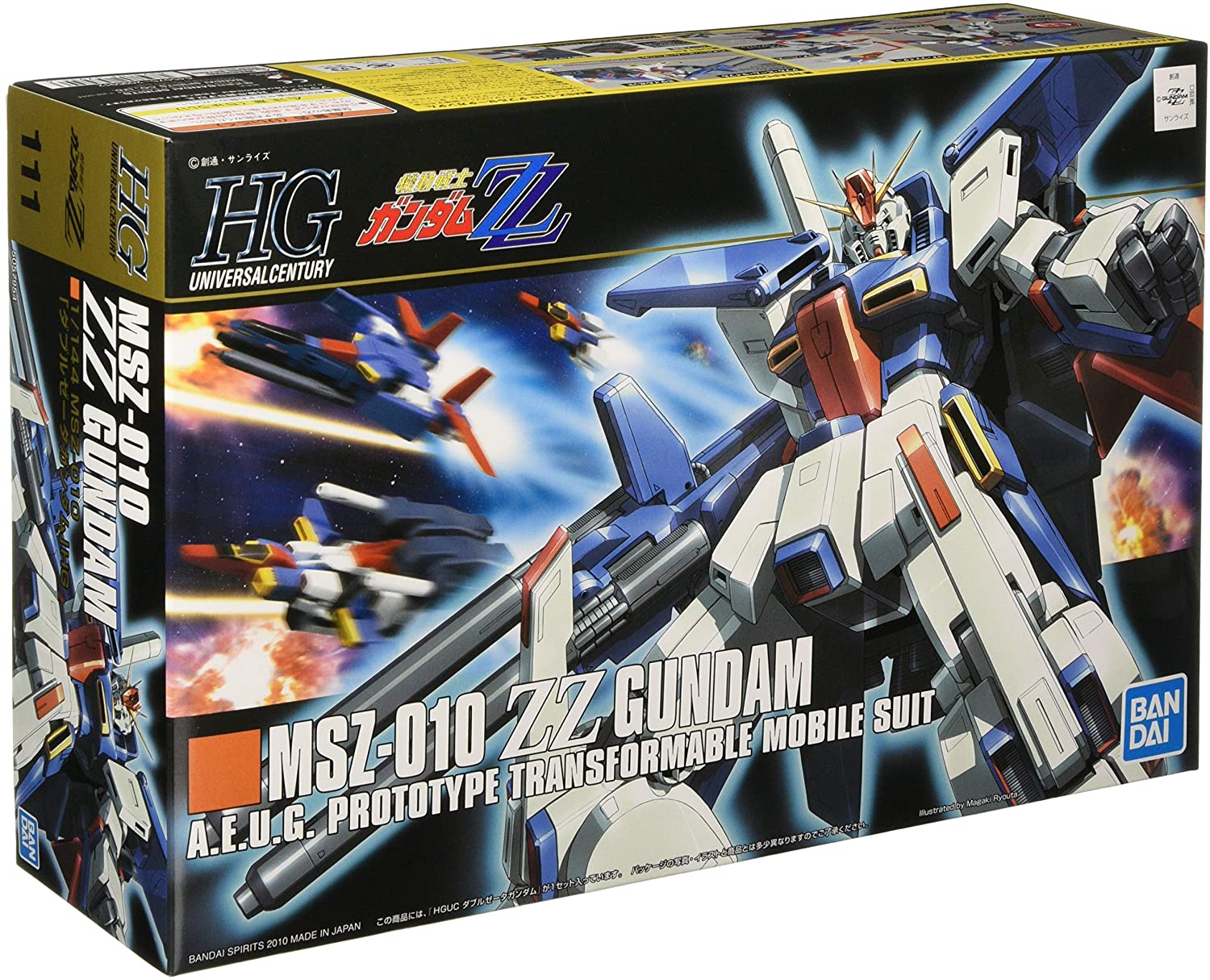 BANDAI Hobby HGUC 1/144 #111 ZZ Gundam