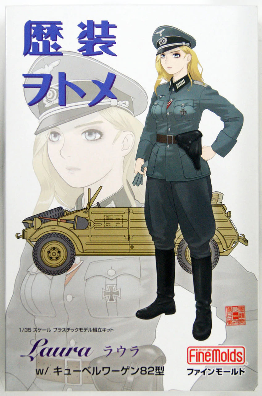 FineMolds 1/35 Historic Costume Girl Type 82 Kubelwagen with Figure 'Laura'