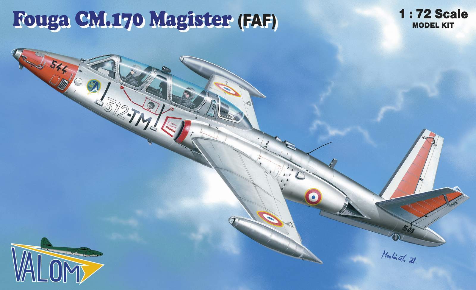 Valom 1/72 Fouga CM.170 Magister (FAF)