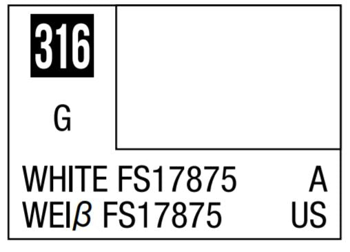 Mr Hobby H316 White FS17875 [US navy aircraft standard color]